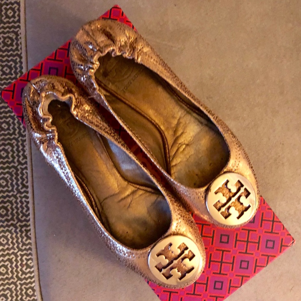 Tory Burch Copper Reva size 5.5